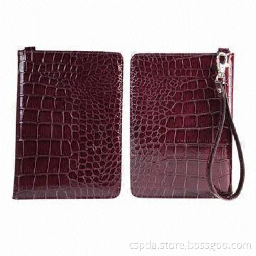 Leather Cases for Kindle with Hand Strap and Handle, Various Colors Available